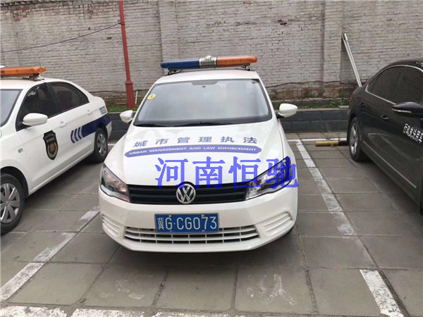 城管執法車警燈安裝案例